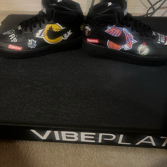 Nike Air Force 1 Supreme NBA size 11 new without box - Picture 4 of 9